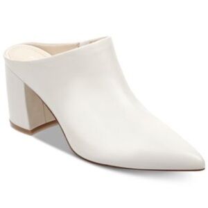 LIKE NEW Marc Fisher Cream Ragni Mule with Box